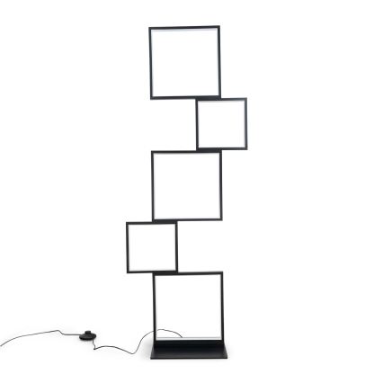 BRILAGI - Lámpara de pie LED SHIFT, 36 W, 230 V, 4000 K, 123 cm, negra