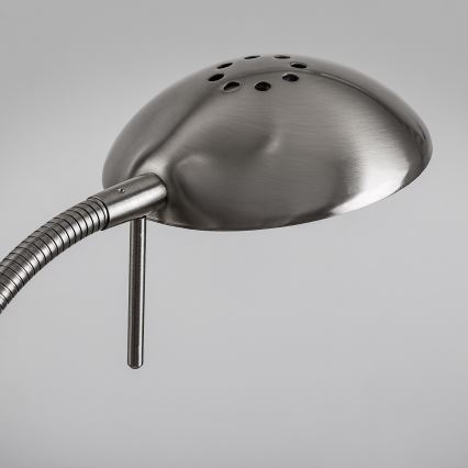 Brilagi - Lámpara de pie regulable SCARLETT 1xR7s/230W/230V + 1xG9/40W cromado mate