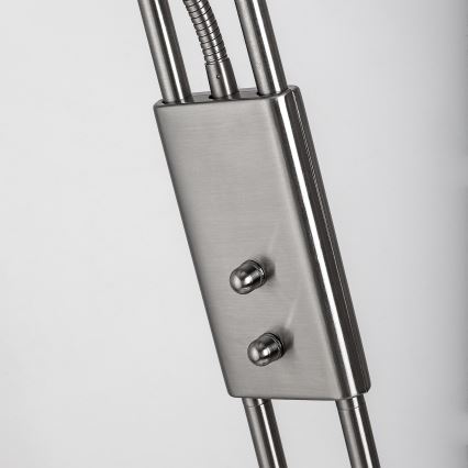 Brilagi - Lámpara de pie regulable SCARLETT 1xR7s/230W/230V + 1xG9/40W cromado mate