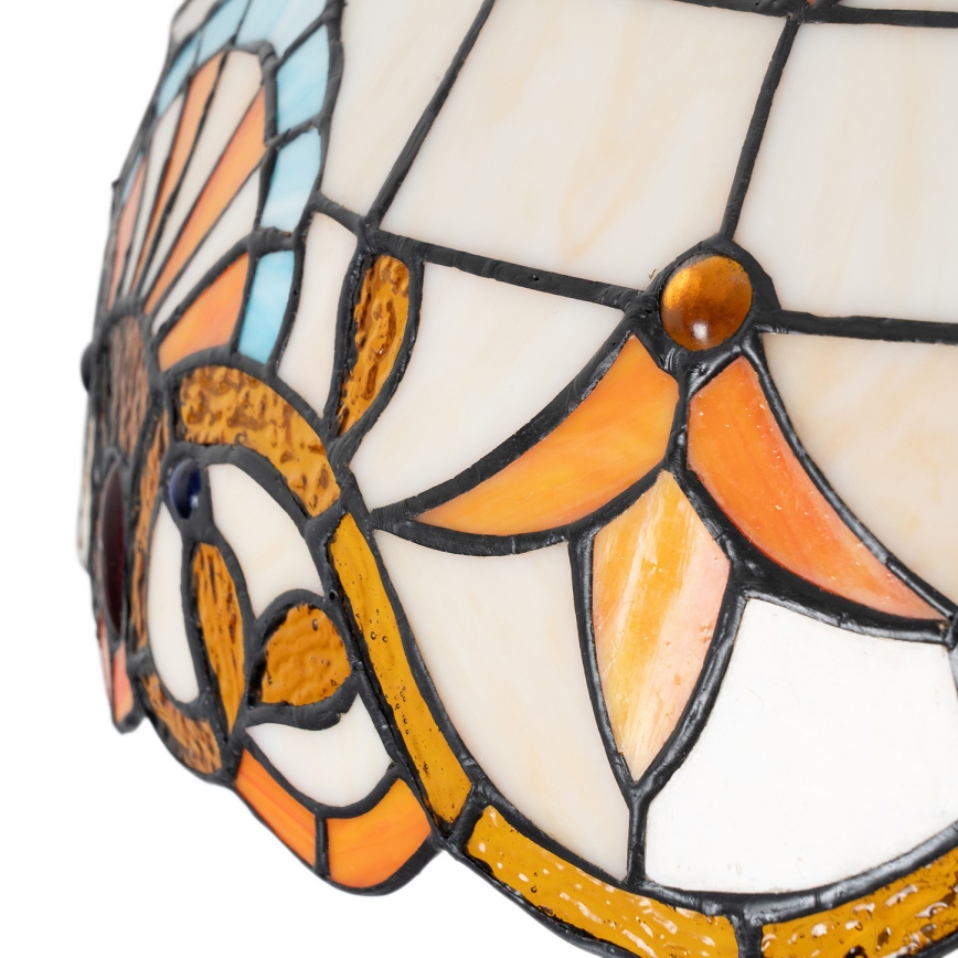 Brilagi - Lámpara de pie Tiffany con vitral MIRABELLA 2xE27/60W/230V
