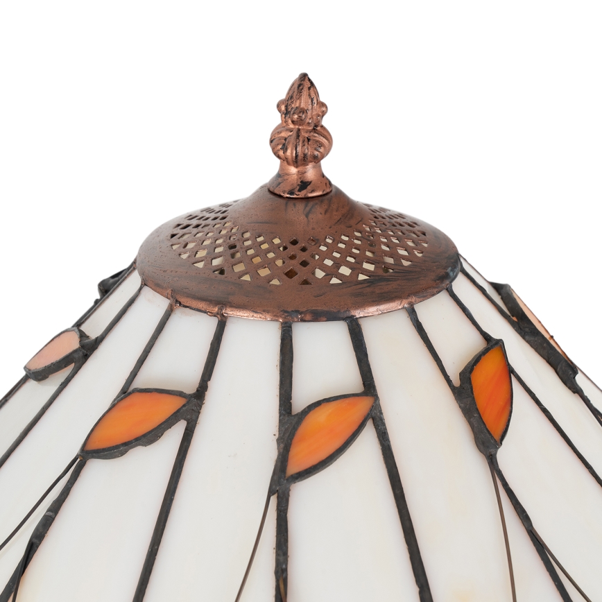 Brilagi - Lámpara de pie Tiffany FOLIA de vitral 2xE27/60W/230V
