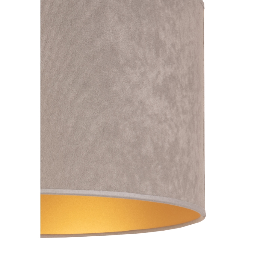 Brilagi - Lámpara de pie VELVET 1xE27/60W/230V beige/gris