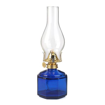 Brilagi - Lámpara de queroseno MERLIN azul