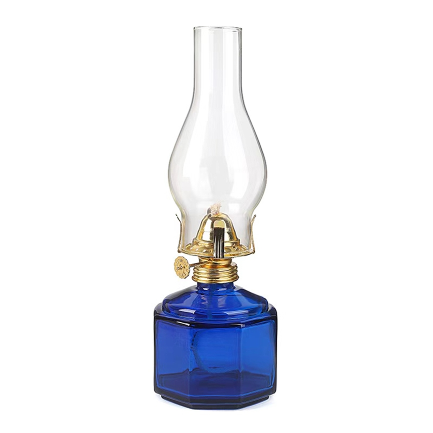 Brilagi - Lámpara de queroseno MERLIN azul