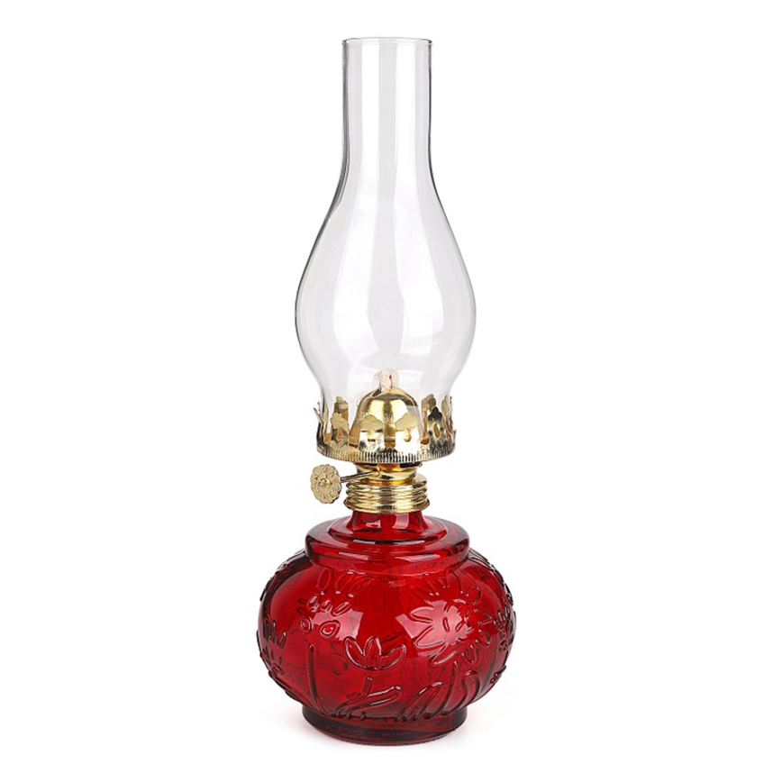 Brilagi - Lámpara de queroseno MERLIN roja