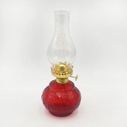 Brilagi - Lámpara de queroseno MERLIN roja