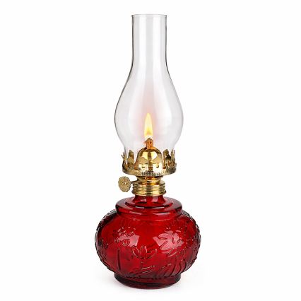 Brilagi - Lámpara de queroseno MERLIN roja