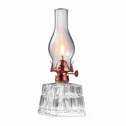 Brilagi - Lámpara de queroseno MERLIN transparente/bronce/pátina