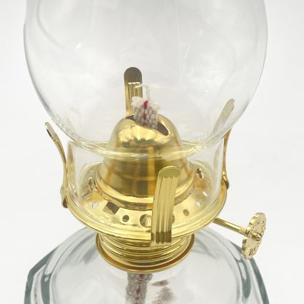 Brilagi - Lámpara de queroseno MERLIN transparente