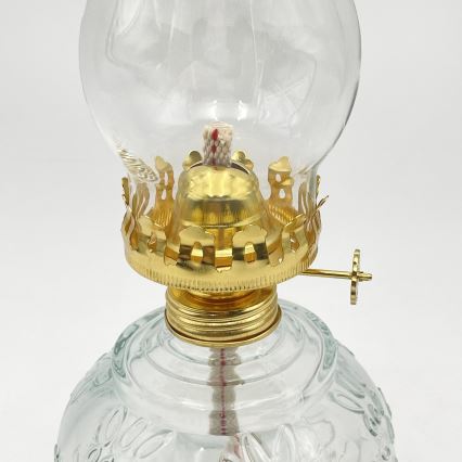 Brilagi - Lámpara de queroseno MERLIN transparente