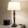 Brilagi - Lámpara de sobremesa CERIA 1xE27/60W/230V Ø 25 cm negro/blanco