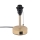 Brilagi - Lámpara de sobremesa con puerto USB TABLON 1xE27/25W/230V roble/beige