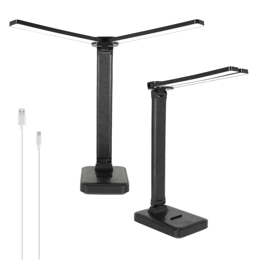 BRILAGI - Lámpara de sobremesa LED regulable MODO DUO LED/8W/5V 3000/4000/6500K negra
