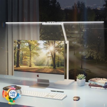 Brilagi - Lámpara de sobremesa táctil LED regulable VARIO LED/24W/230V 3000-6500K CRI 92 blanca
