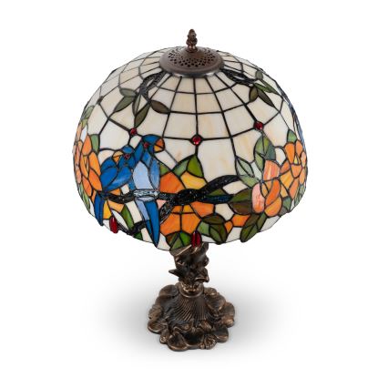 BRILAGI - lámpara de sobremesa Tiffany de vitral JUNGLE 1xE27/60W/230V