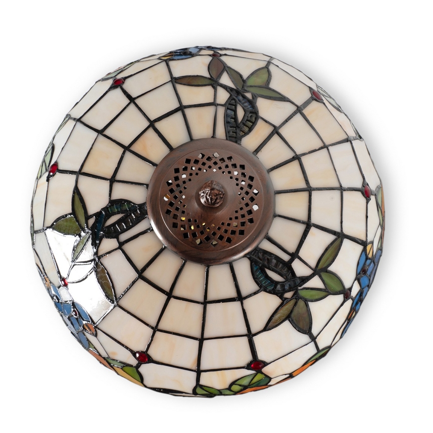 BRILAGI - lámpara de sobremesa Tiffany de vitral JUNGLE 1xE27/60W/230V