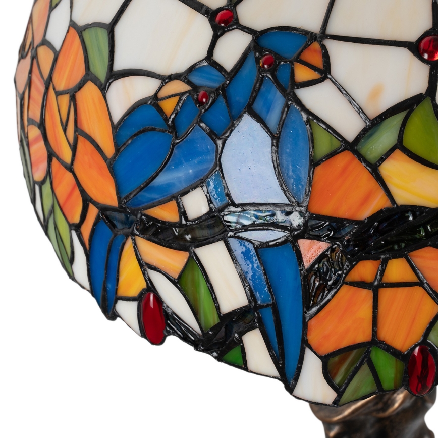 BRILAGI - lámpara de sobremesa Tiffany de vitral JUNGLE 1xE27/60W/230V