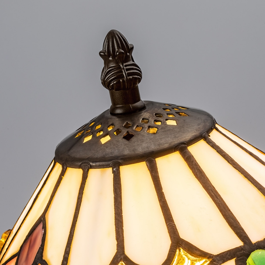 Brilagi - lámpara de sobremesa Tiffany de vitral LUISA 1xE14/40W/230V