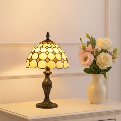 Brilagi - Lámpara de sobremesa Tiffany DORAN 1xE14/40W/230V