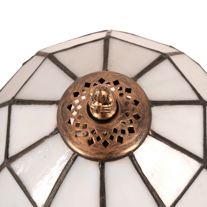 BRILAGI - Lámpara de sobremesa Tiffany SIENNA de vitral 1xE27/60W/230V