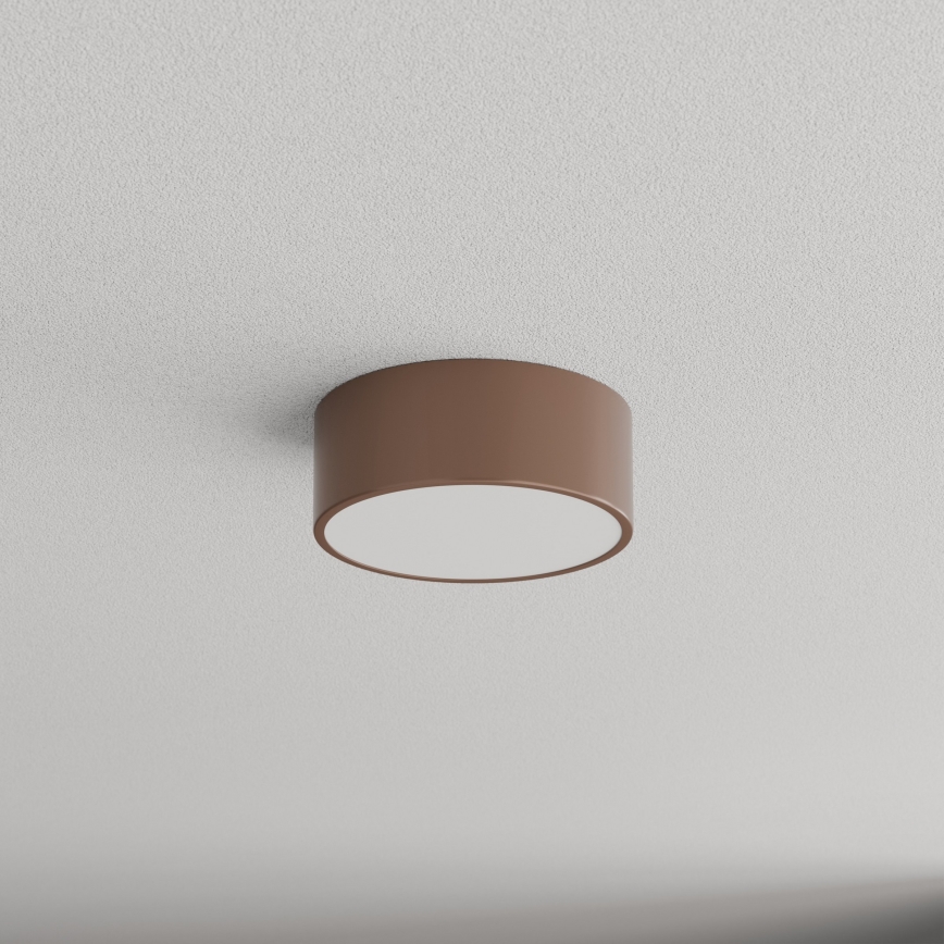 Brilagi - Lámpara de techo CLARE, 1x casquillo E27 (máx. 40 W), 230 V, Ø 20 cm, marrón