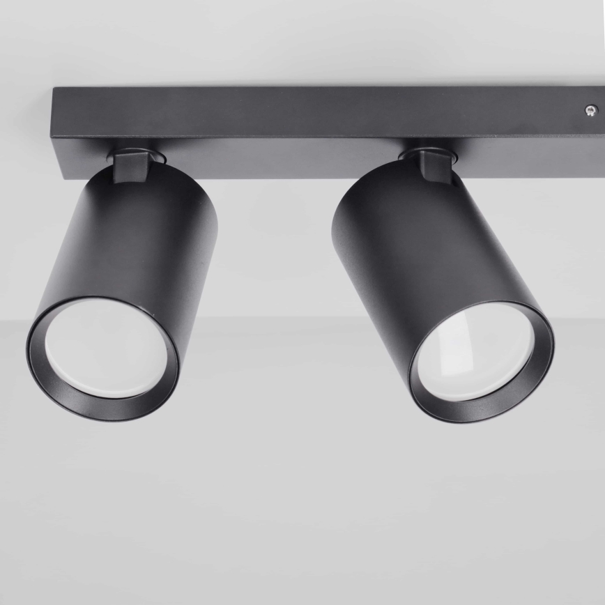 BRILAGI - Lámpara de techo con 3 focos SELE LONG 3xGU10/30W/230V negra