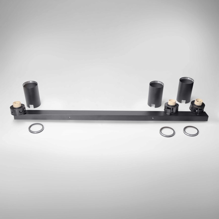 BRILAGI - Lámpara de techo con 3 focos SELE LONG 3xGU10/30W/230V negra