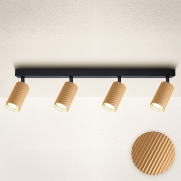 Brilagi - Lámpara de techo con focos SELE MODERN 4xGU10/30W/230V dorada