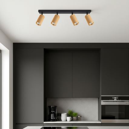 Brilagi - Lámpara de techo con focos SELE MODERN 4xGU10/30W/230V dorada