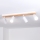 Brilagi - Lámpara de techo con focos SELE WOOD 4xGU10/30W/230V blanco/madera