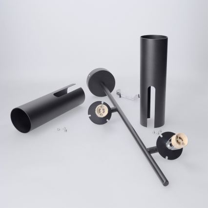 BRILAGI - Lámpara de techo con varilla BRANCH 2xGU10/30W/230V negra