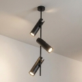 Brilagi - Lámpara de techo con varilla BRANCH 3xGU10/30W/230V negra