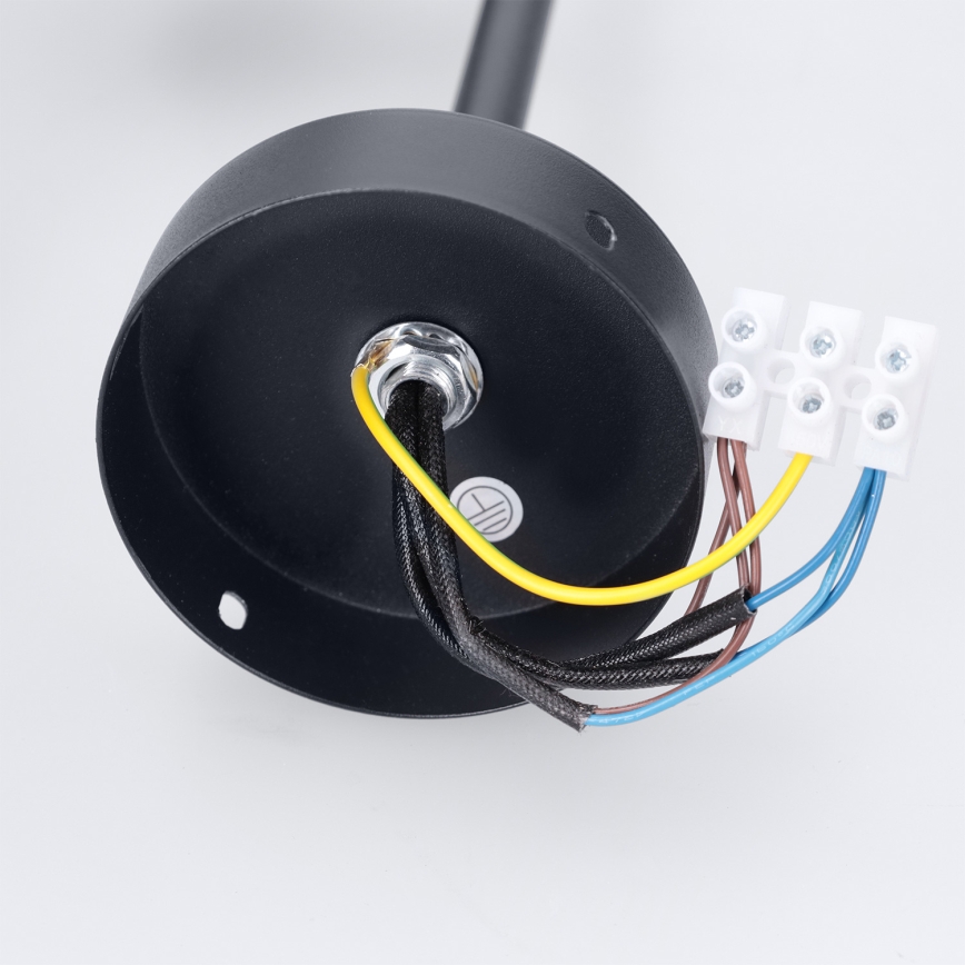 Brilagi - Lámpara de techo con varilla BRANCH 3xGU10/30W/230V negra