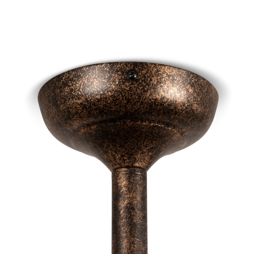 BRILAGI - Lámpara de techo con varilla FORGE 2xE27/60W/230V cobre/pátina