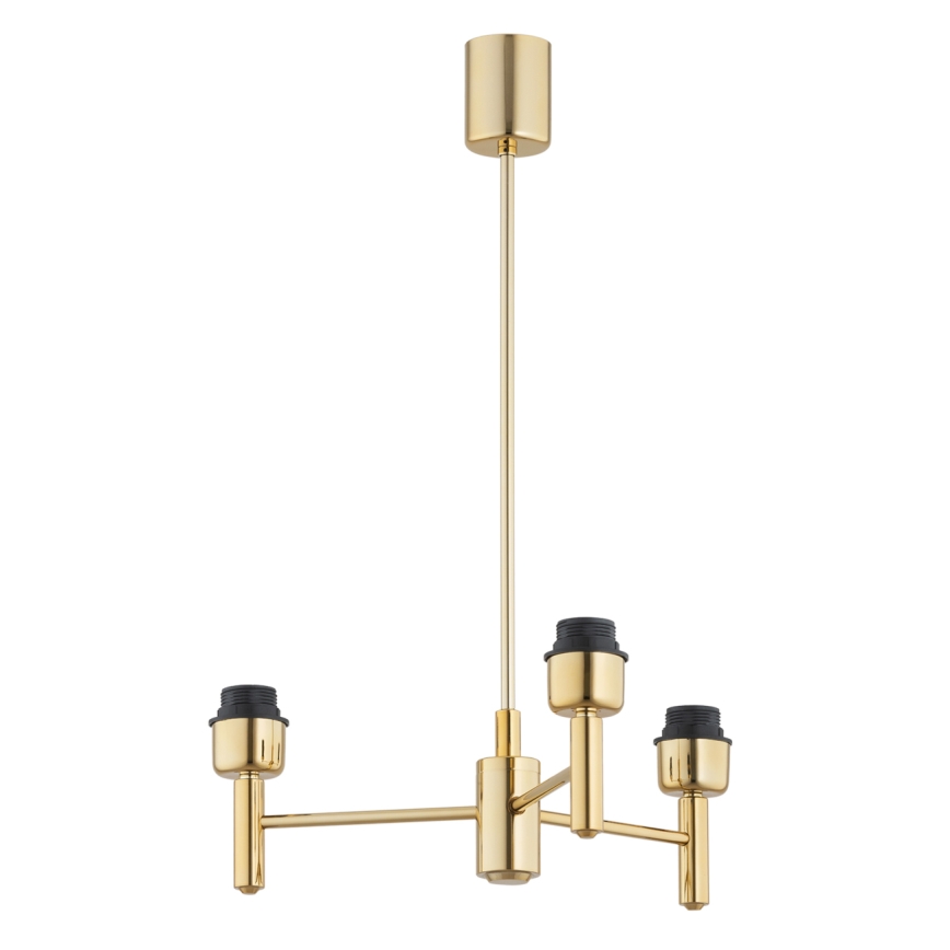 BRILAGI - Lámpara de techo con varilla MONTE 3xE27/60W/230V marrón/dorado
