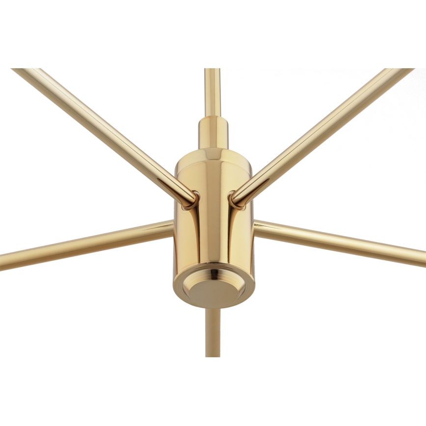 BRILAGI - Lámpara de techo con varilla MONTE 5xE27/60W/230V marrón/dorado