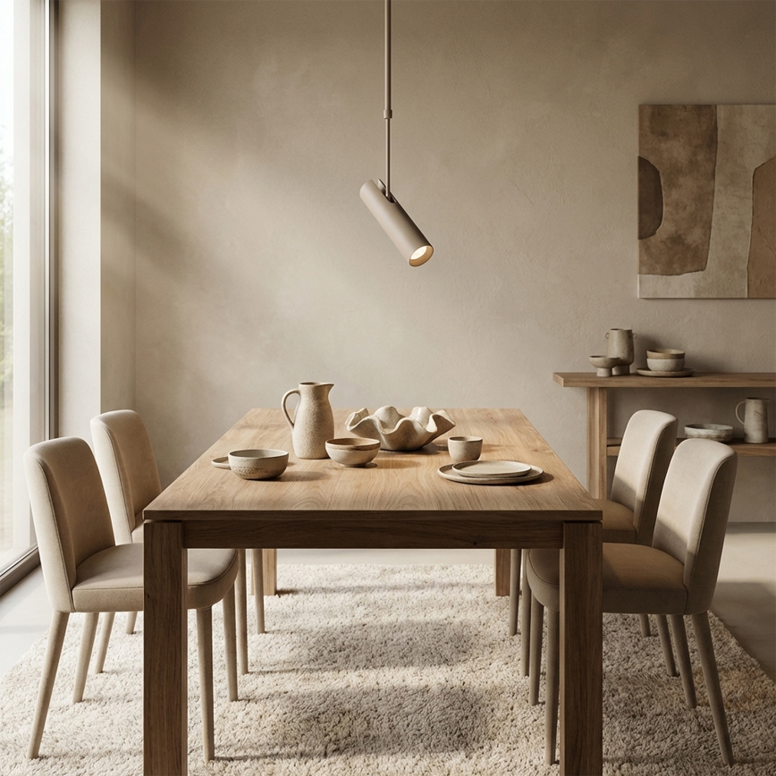 Brilagi - Lámpara de techo con varilla SELE 1xGU10/30W/230V beige