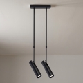 Brilagi - Lámpara de techo con varilla SELE 2xGU10/30W/230V negra