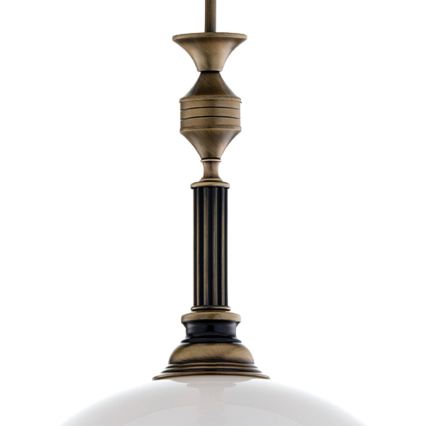 BRILAGI - Lámpara de techo con varilla TAURUS 1xE27/15W/230V Ø 40 cm bronce