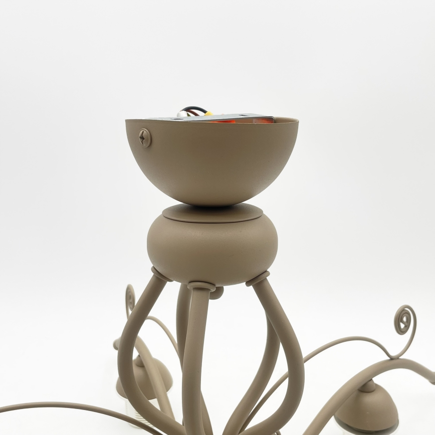 BRILAGI - Lámpara de techo de montaje en superficie ANTICO MODERN 5xE27/60W/230V beige