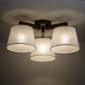 Brilagi - Lámpara de techo de montaje en superficie LATTE 3xE27/15W/230V pino/beige