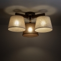 Brilagi - Lámpara de techo de montaje en superficie LATTE 3xE27/15W/230V pino/mezcla