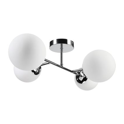 Brilagi - Lámpara de techo de montaje en superficie MALONY 4xE14/20W/230V cromo brillante