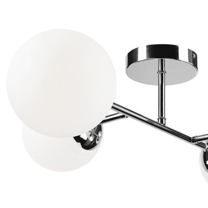 Brilagi - Lámpara de techo de montaje en superficie MALONY 4xE14/20W/230V cromo brillante