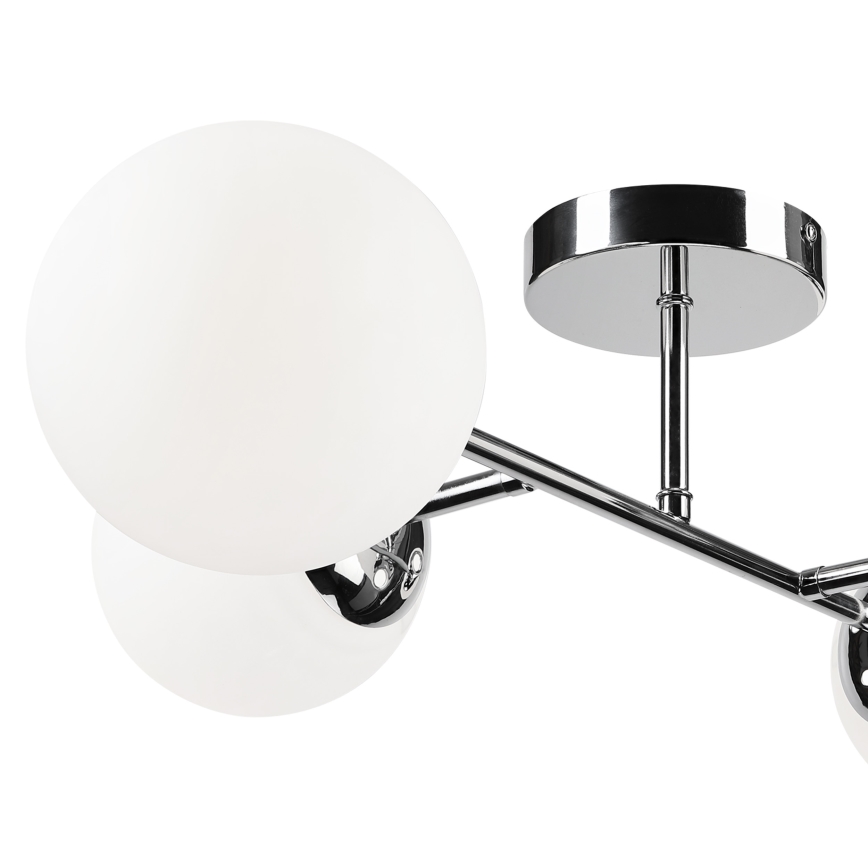 Brilagi - Lámpara de techo de montaje en superficie MALONY 4xE14/20W/230V cromo brillante