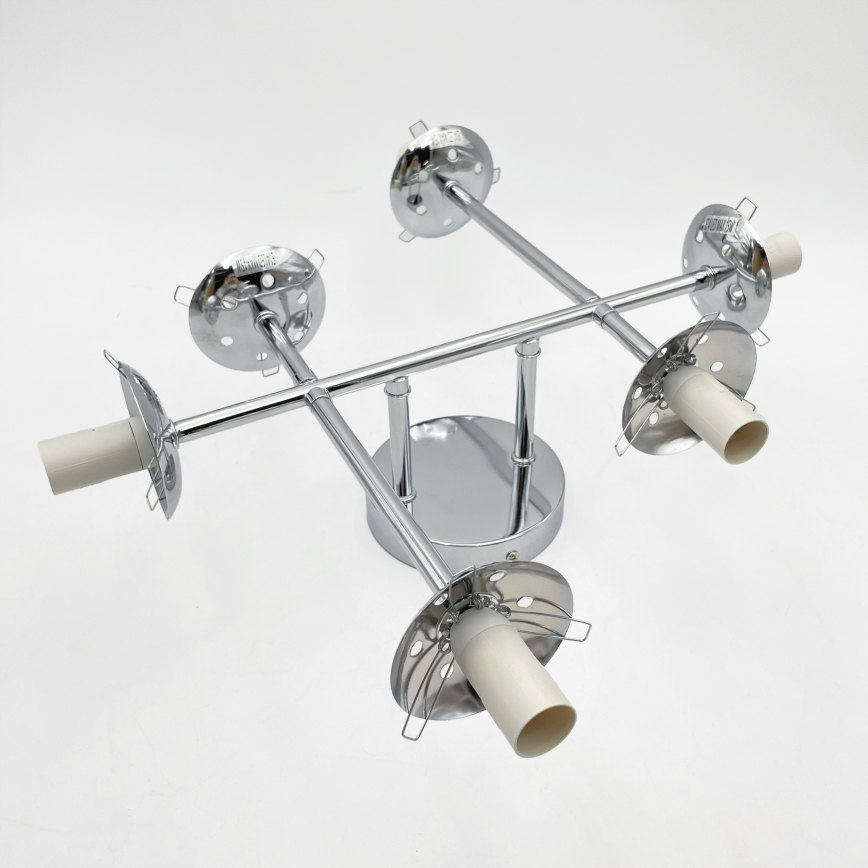 Brilagi - Lámpara de techo de montaje en superficie MALONY 6xE14/20W/230V cromado brillante