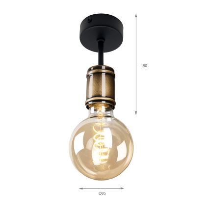 Brilagi - Lámpara de techo de montaje en superficie OMBORO 1xE27/60W/230V