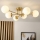 Brilagi - Lámpara de techo de montaje superficial MALIVA 6xE14/15W/230V oro/blanco