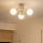 Brilagi - Lámpara de techo de montaje superficial MILO ECRU 3xE27/60W/230V beige/dorado