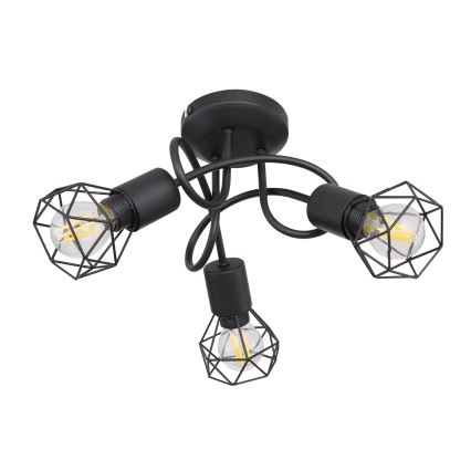 Brilagi - Lámpara de techo de superficie CAGE 3xE14/40W/230V